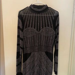 Rhinestone cocktail dress